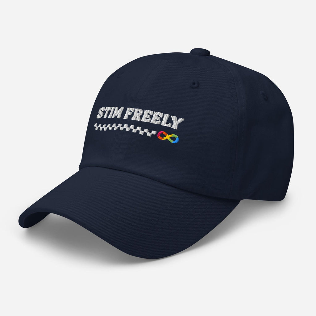 Stim Freely Autism Awareness Dad hat