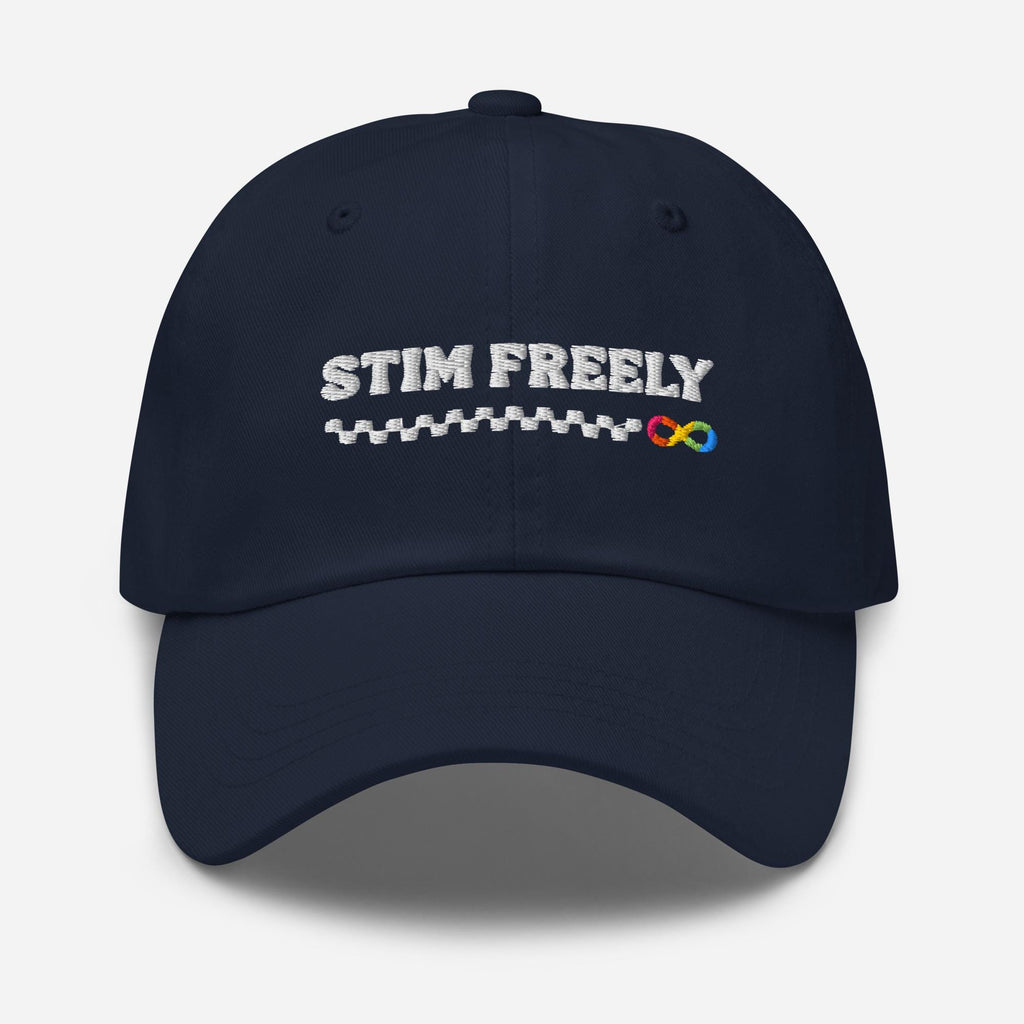 Stim Freely Autism Awareness Dad hat