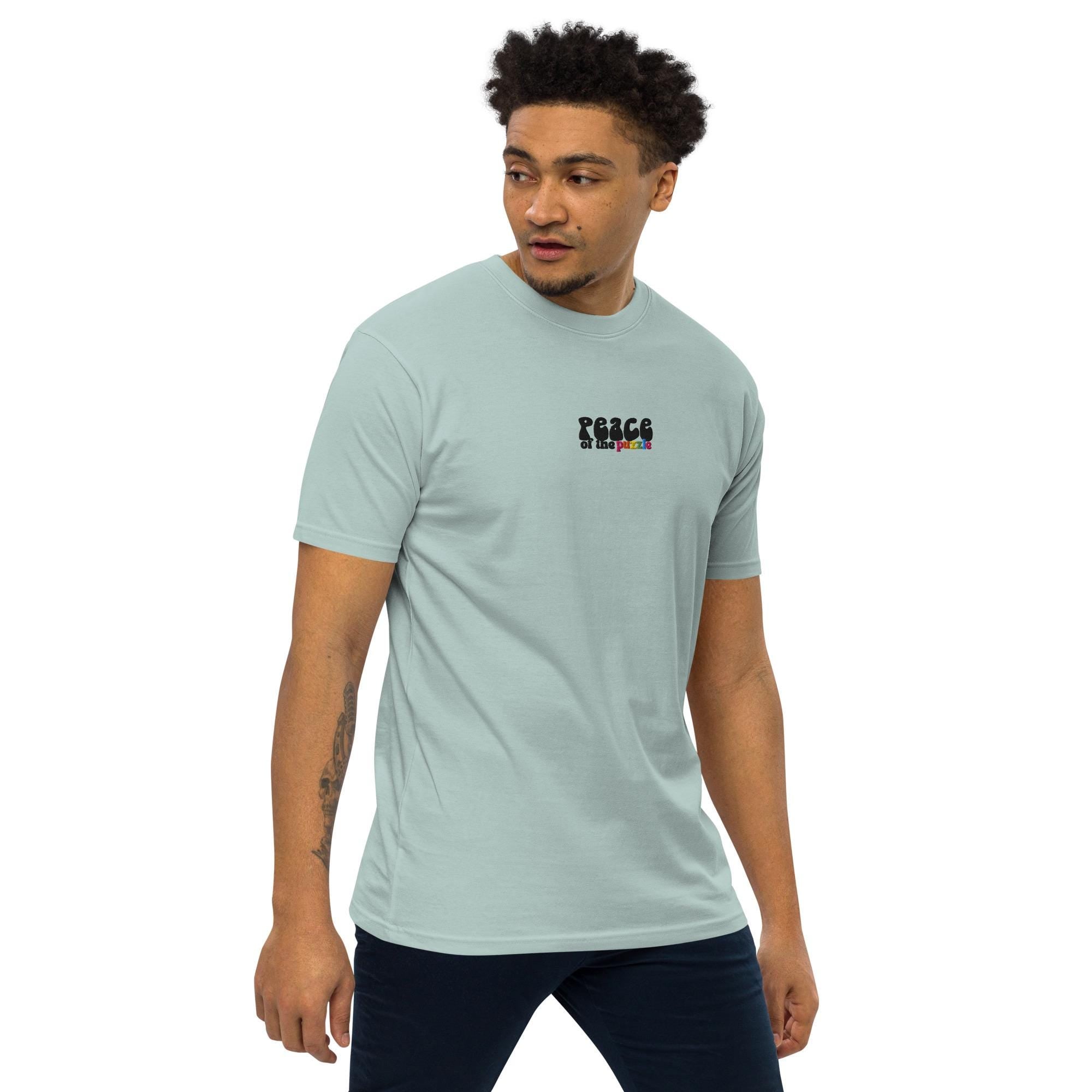 Peace of the Puzzle Autism Awareness Men’s premium heavyweight tee