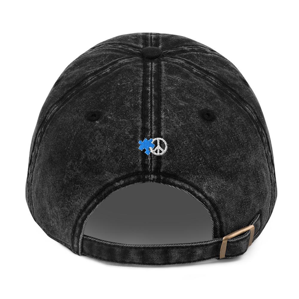 Advocate Autism Awareness Vintage Cotton Twill Cap