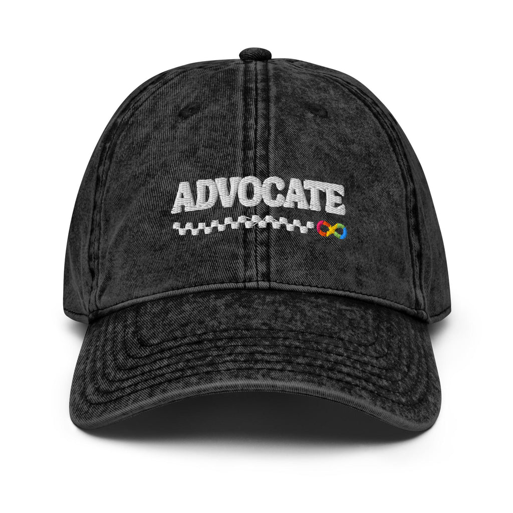 Advocate Autism Awareness Vintage Cotton Twill Cap