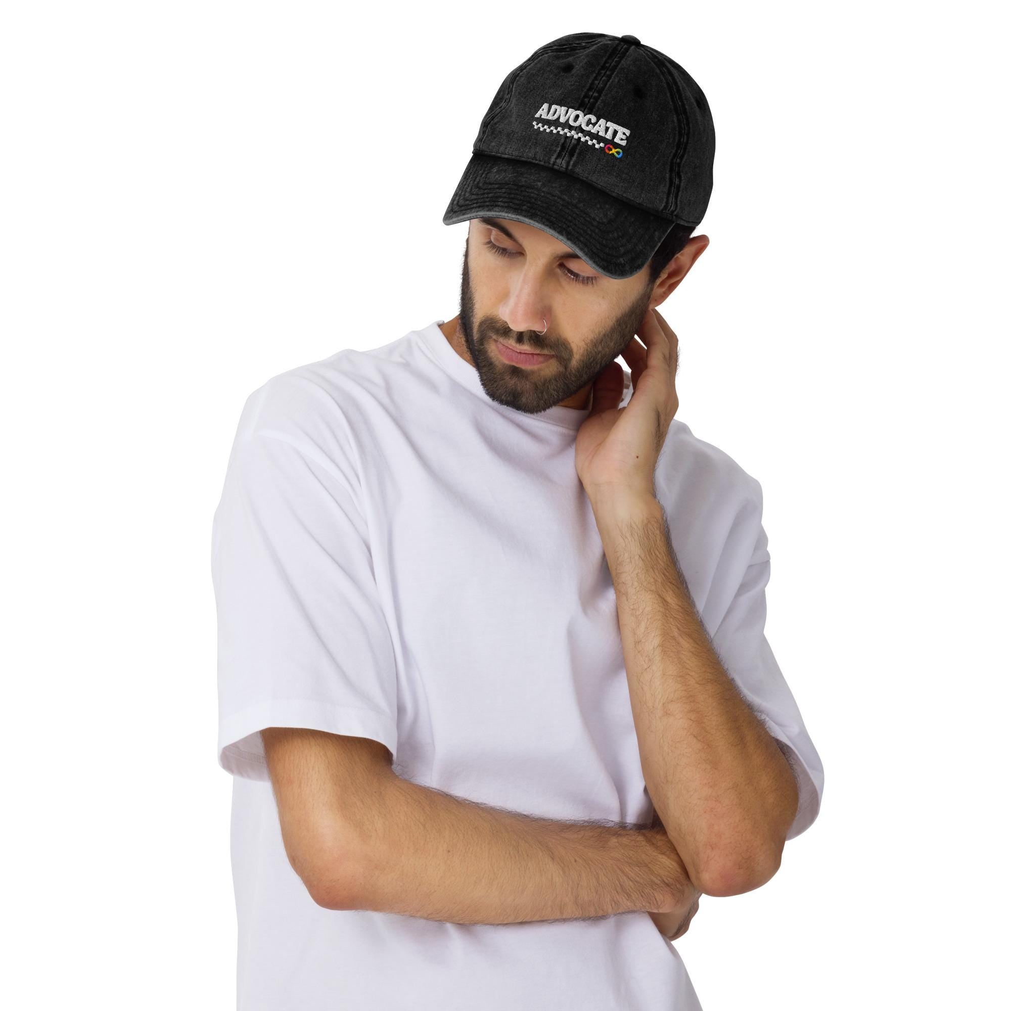 Advocate Autism Awareness Vintage Cotton Twill Cap
