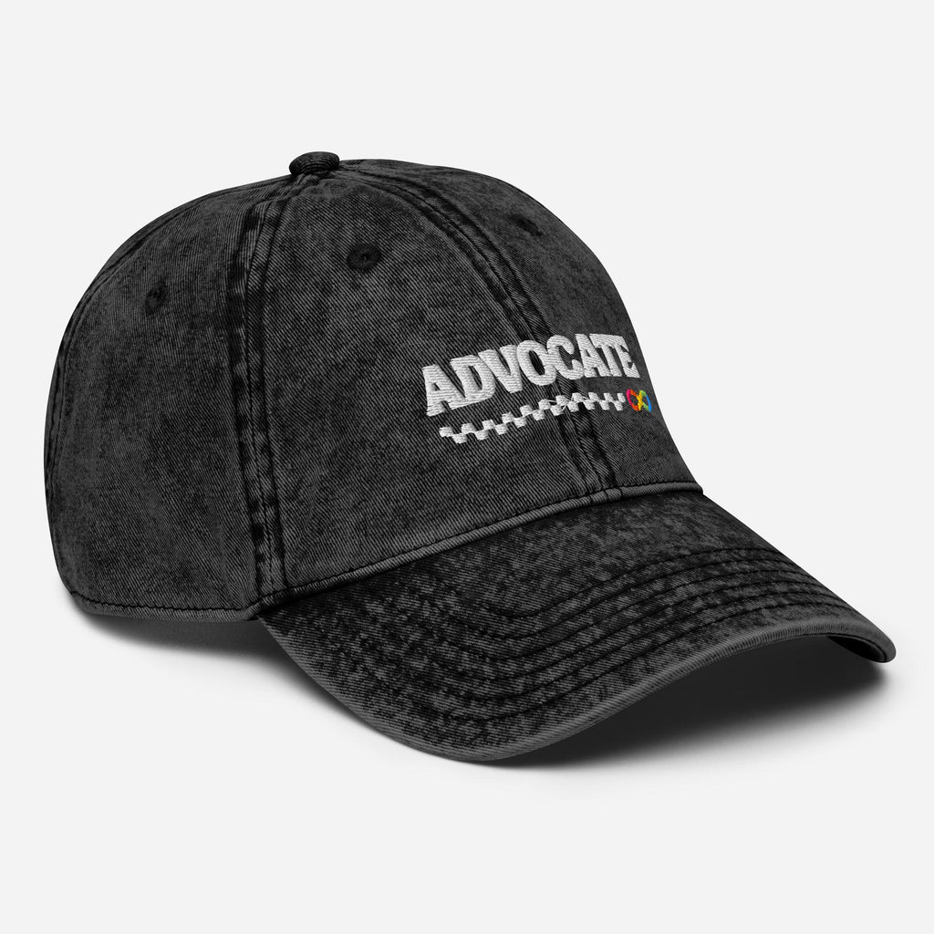 Advocate Autism Awareness Vintage Cotton Twill Cap