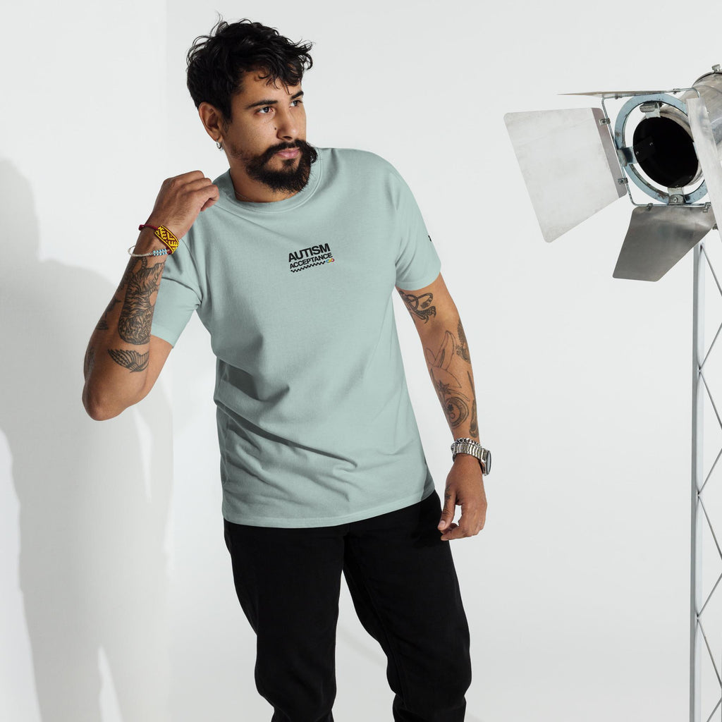 Autism Acceptance Men’s premium heavyweight tee