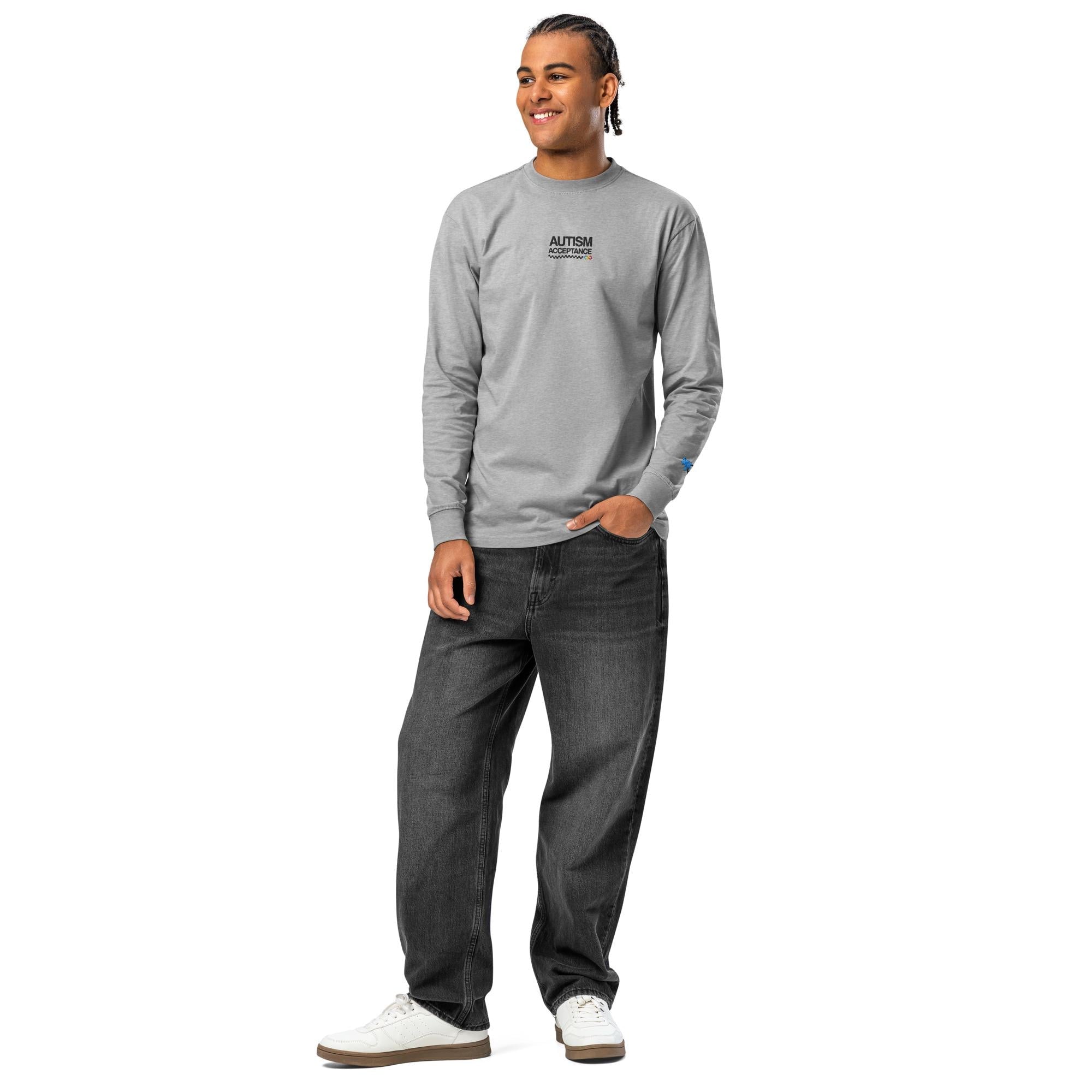 Men's heavyweight long sleeve t-shirt