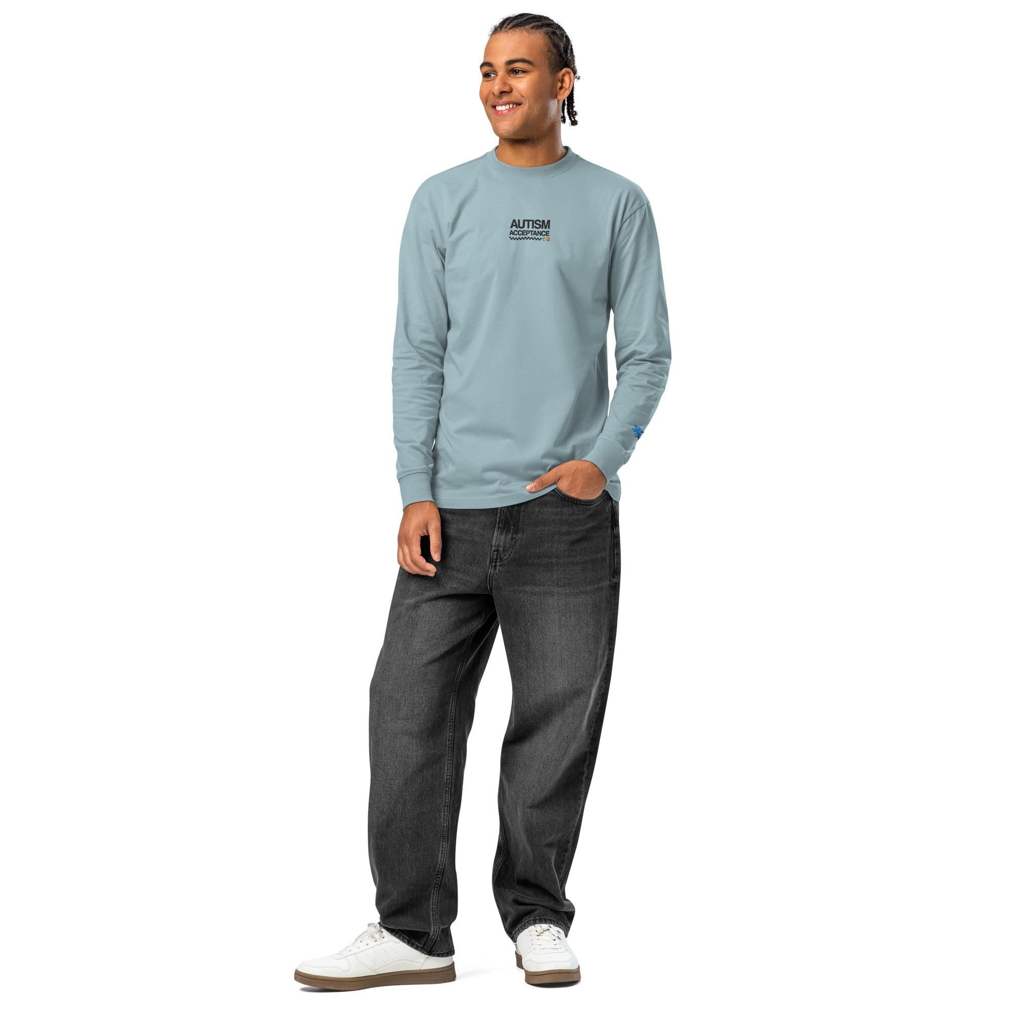 Men's heavyweight long sleeve t-shirt