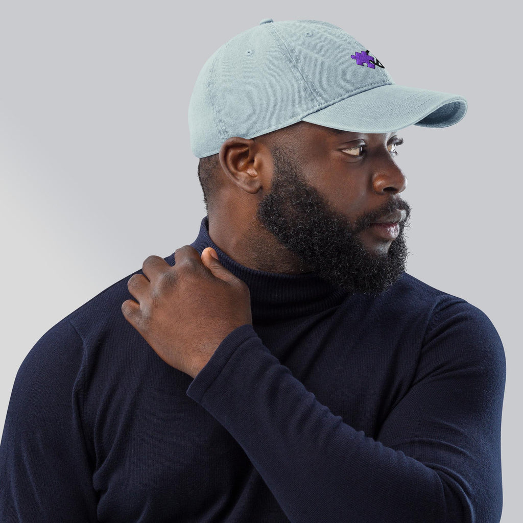 Puzzle Peace Autism Awareness Denim Hat