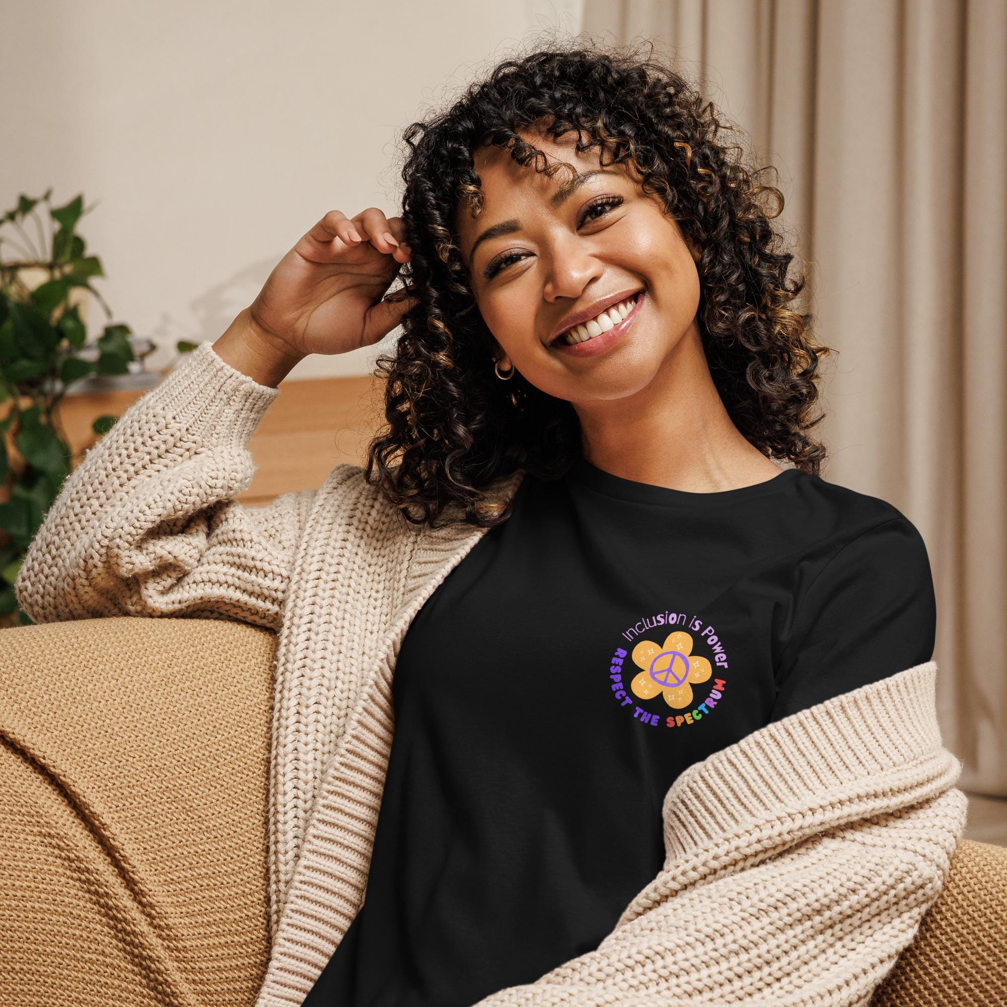Inclusion is Power Respect the Spectrum Women's Relaxed Tee