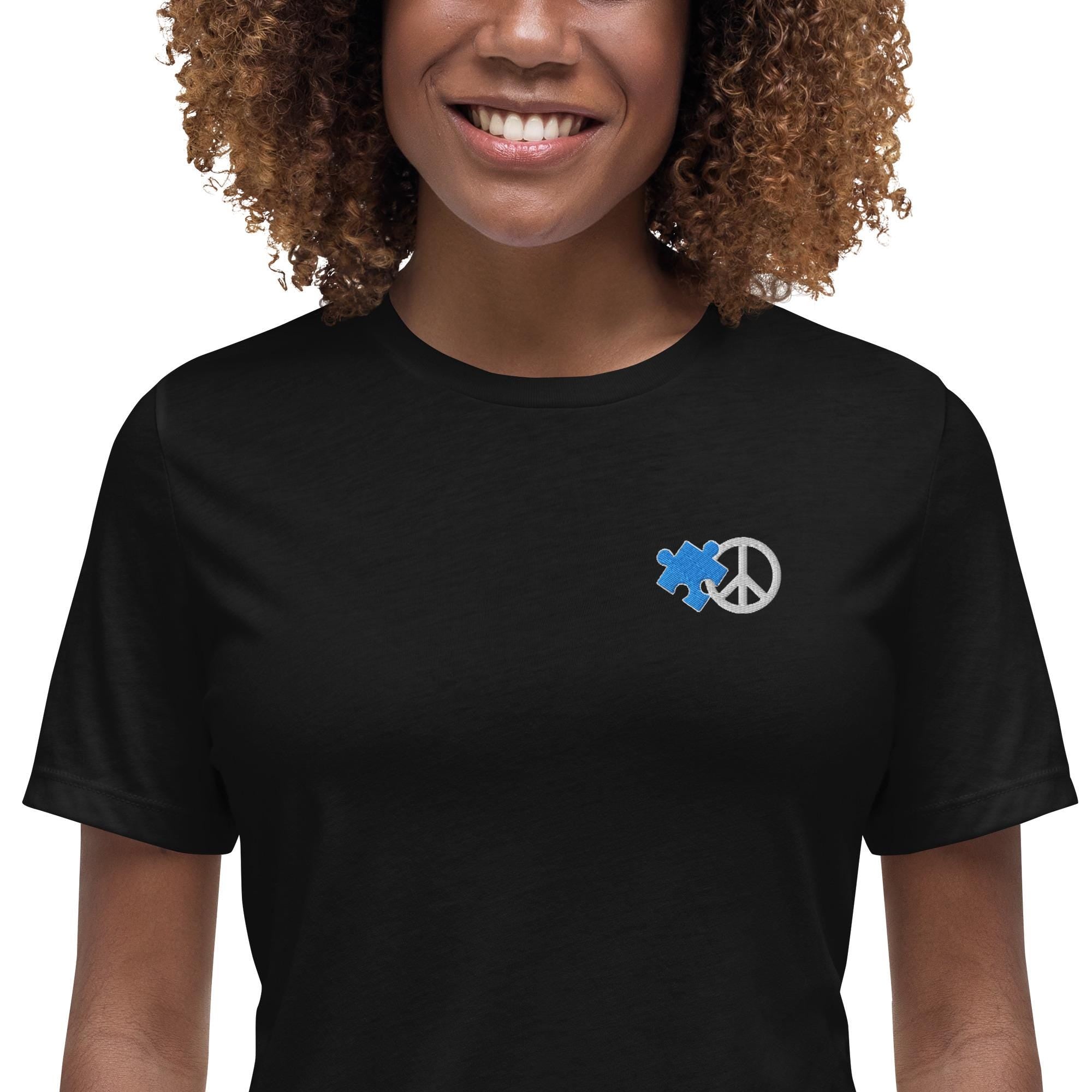 Acceptance is the Solution Autism Awareness Women's Relaxed Tee