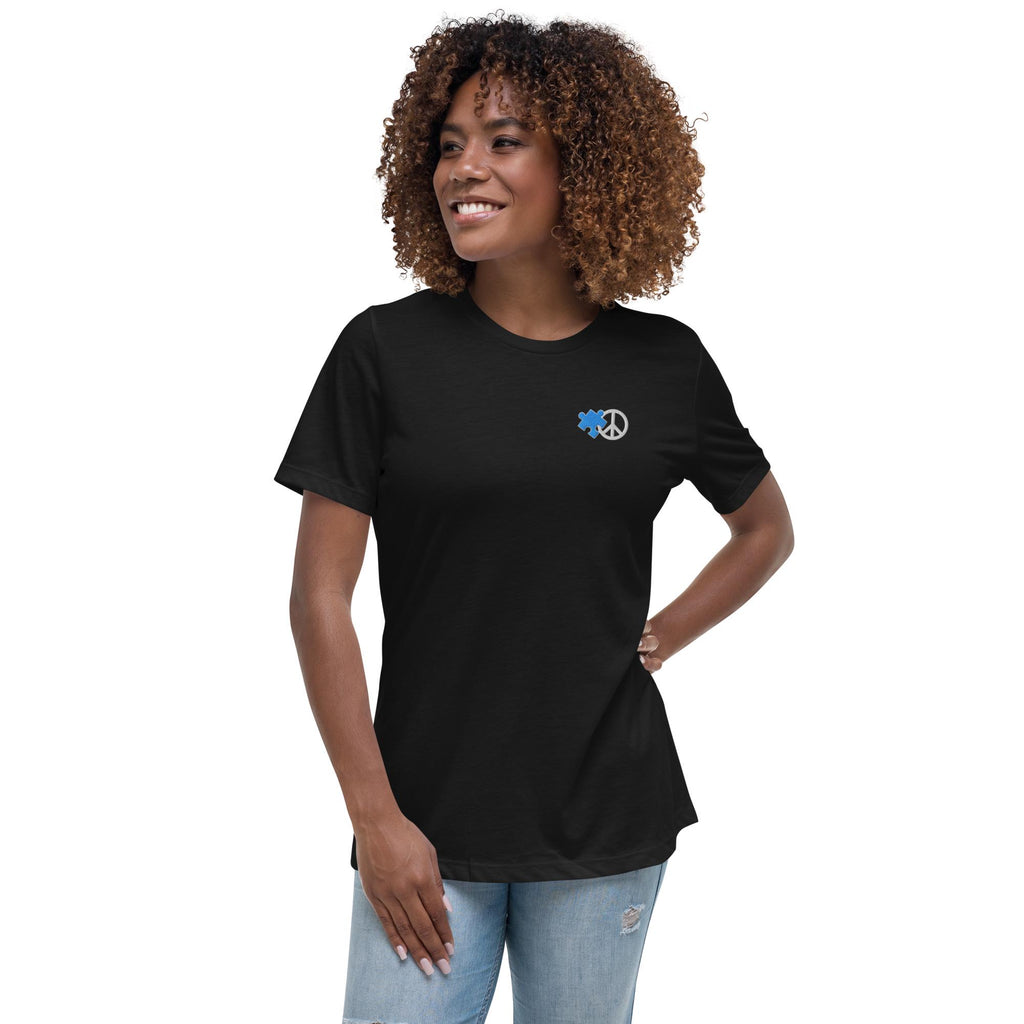Acceptance is the Solution Autism Awareness Women's Relaxed Tee
