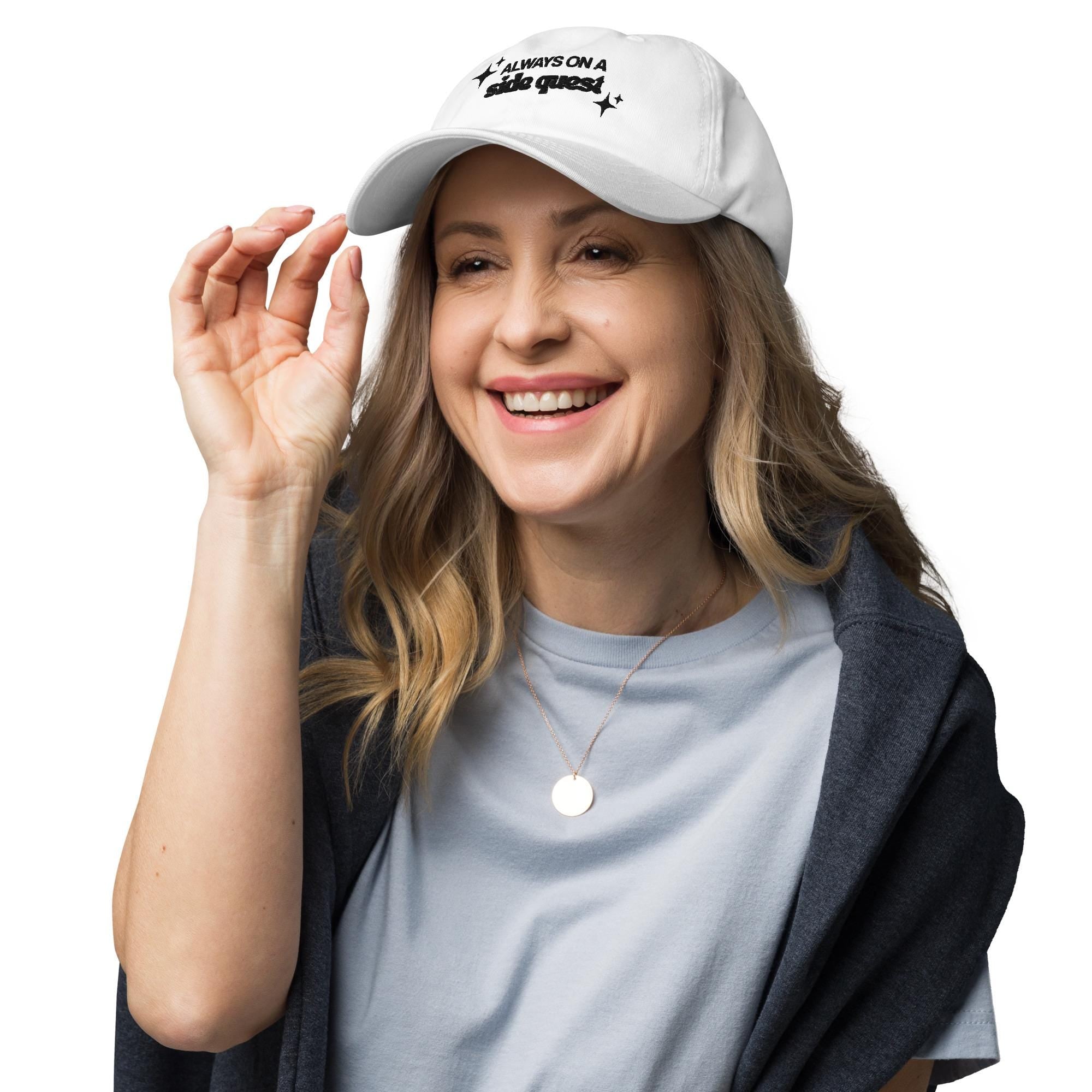 Always on a Side Quest Neurodiversity Awareness Dad hat