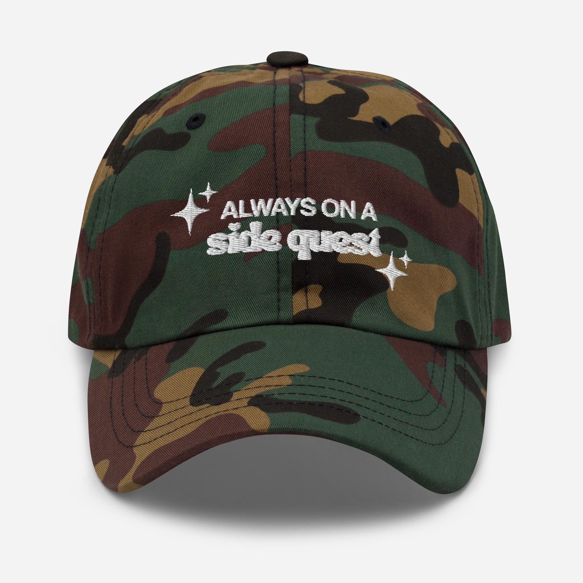 Always on a Side Quest Neurodiversity Awareness Dad hat