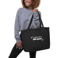 Always on a Side Quest Large organic tote bag