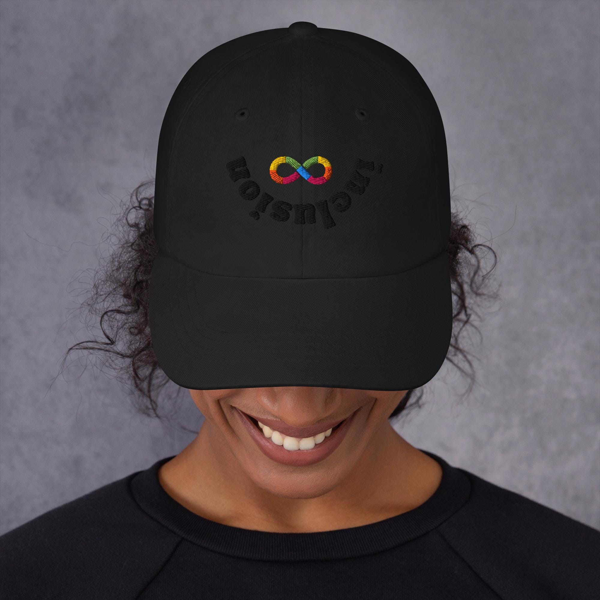 Inclusion Inifinty Symbol Autism Awareness Dad hat