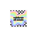 Celebrate all Minds Autism Awareness Bubble-free stickers