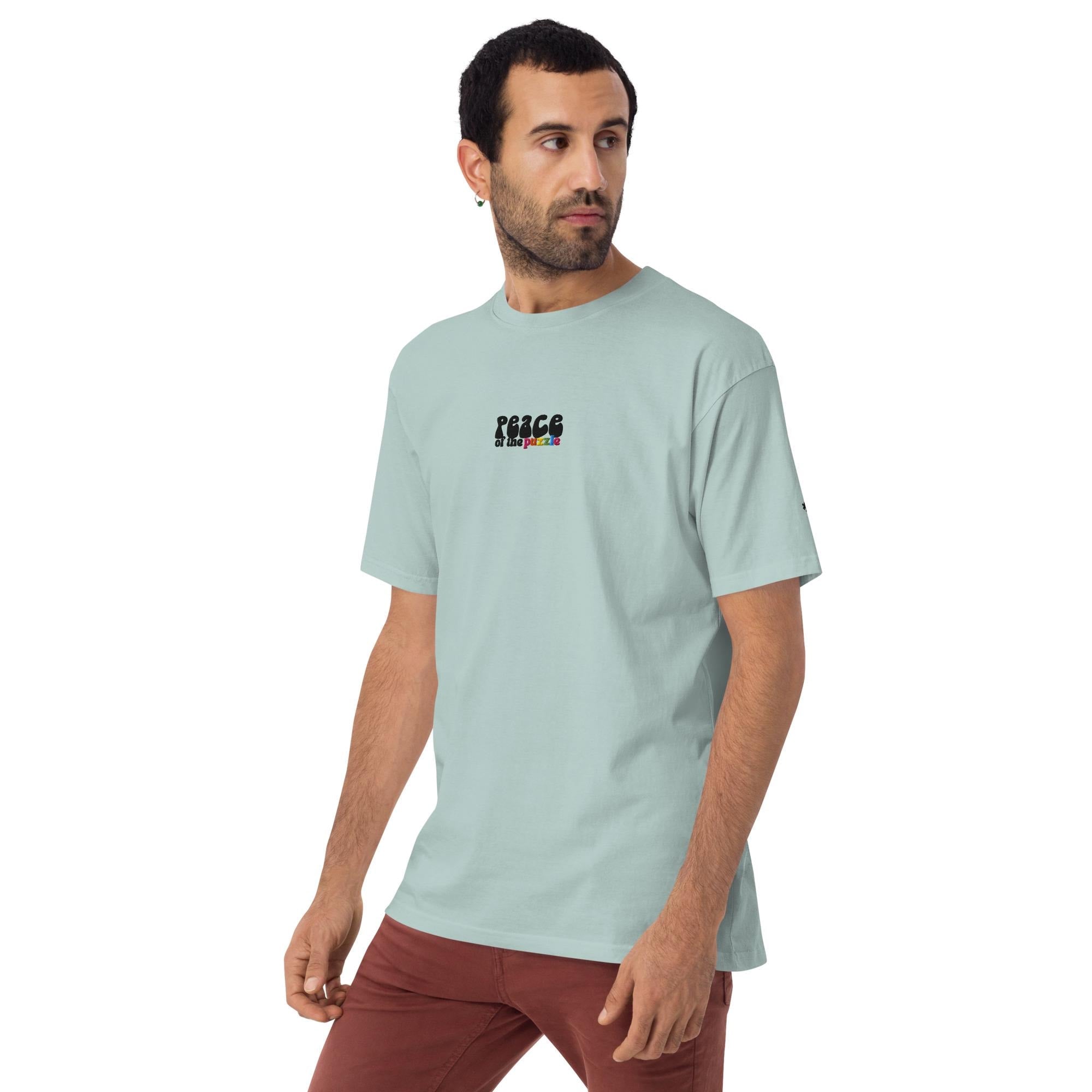 Peace of the Puzzle Autism Awareness Men’s premium heavyweight tee