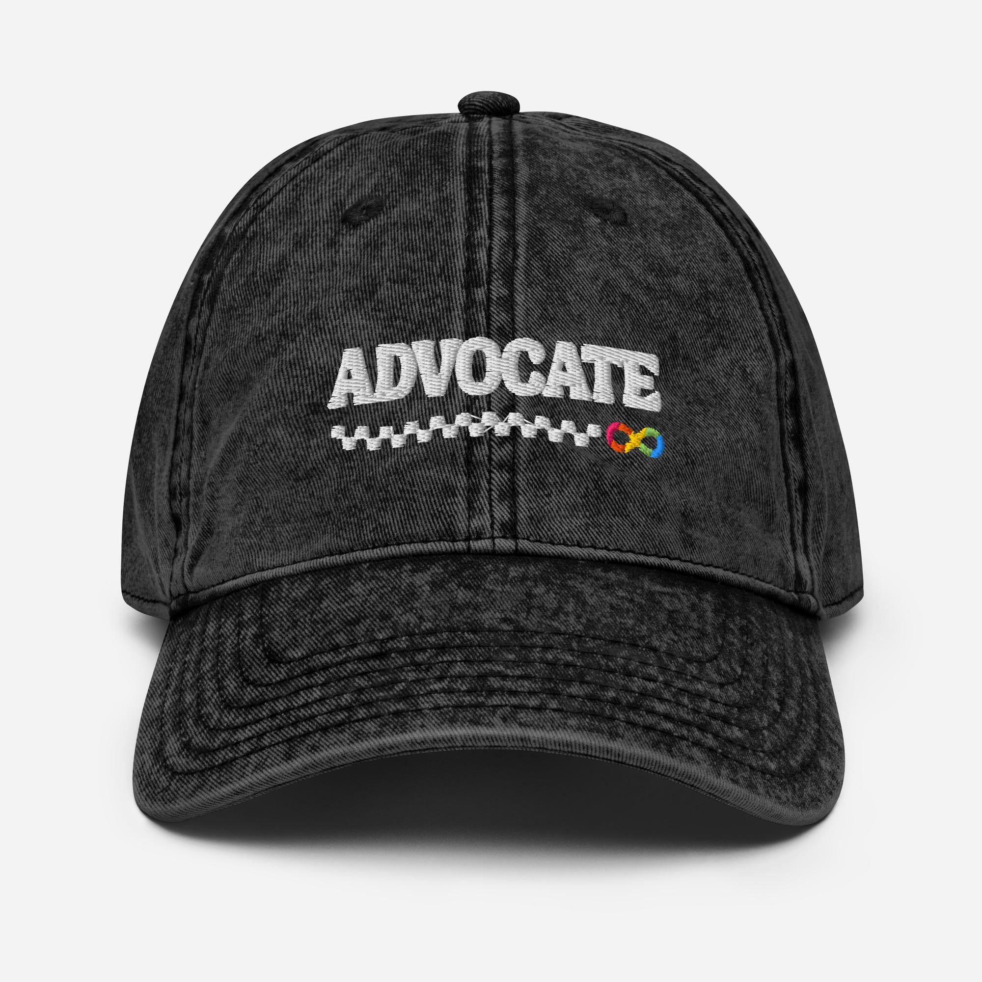 Advocate Autism Awareness Vintage Cotton Twill Cap
