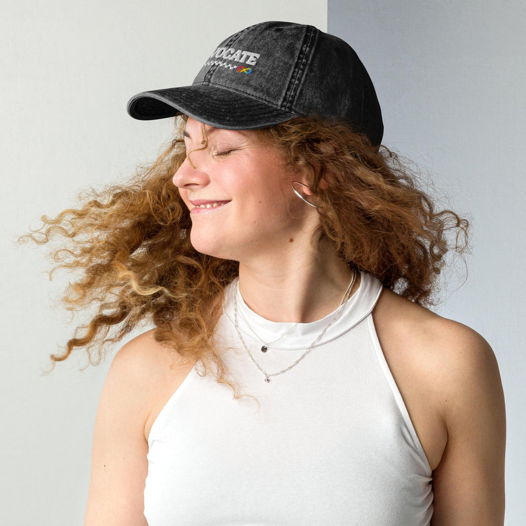 Advocate Autism Awareness Vintage Cotton Twill Cap