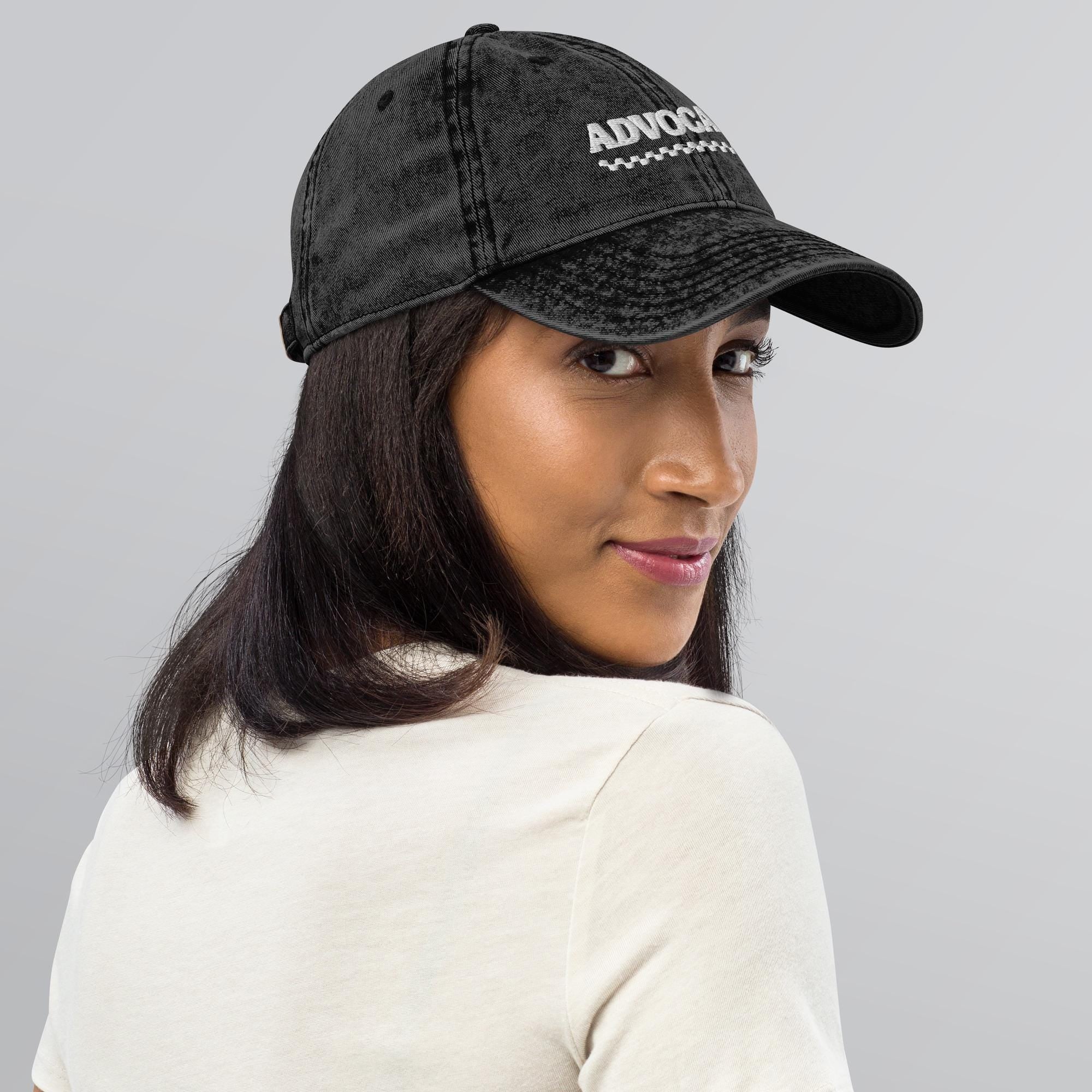 Advocate Autism Awareness Vintage Cotton Twill Cap