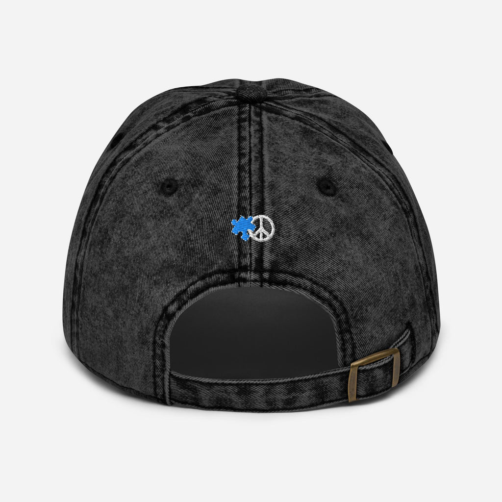 Advocate Autism Awareness Vintage Cotton Twill Cap
