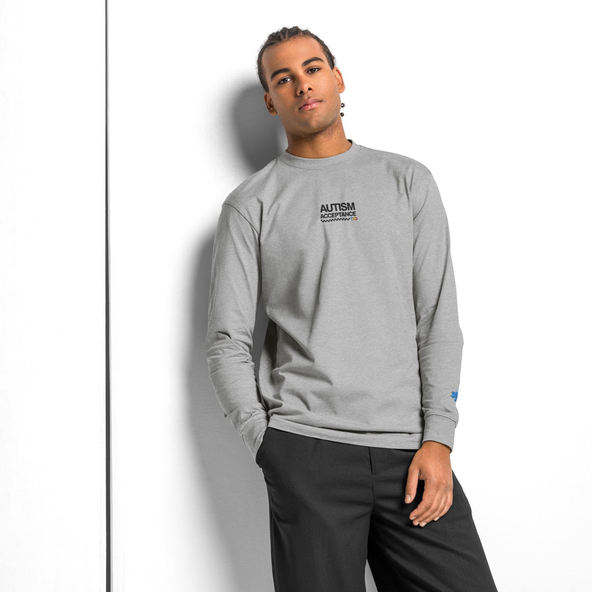 Men's heavyweight long sleeve t-shirt