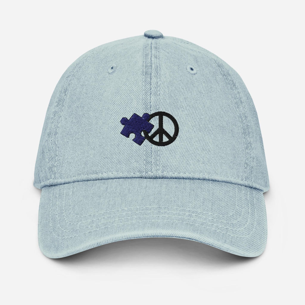 Puzzle Peace Autism Awareness Denim Hat