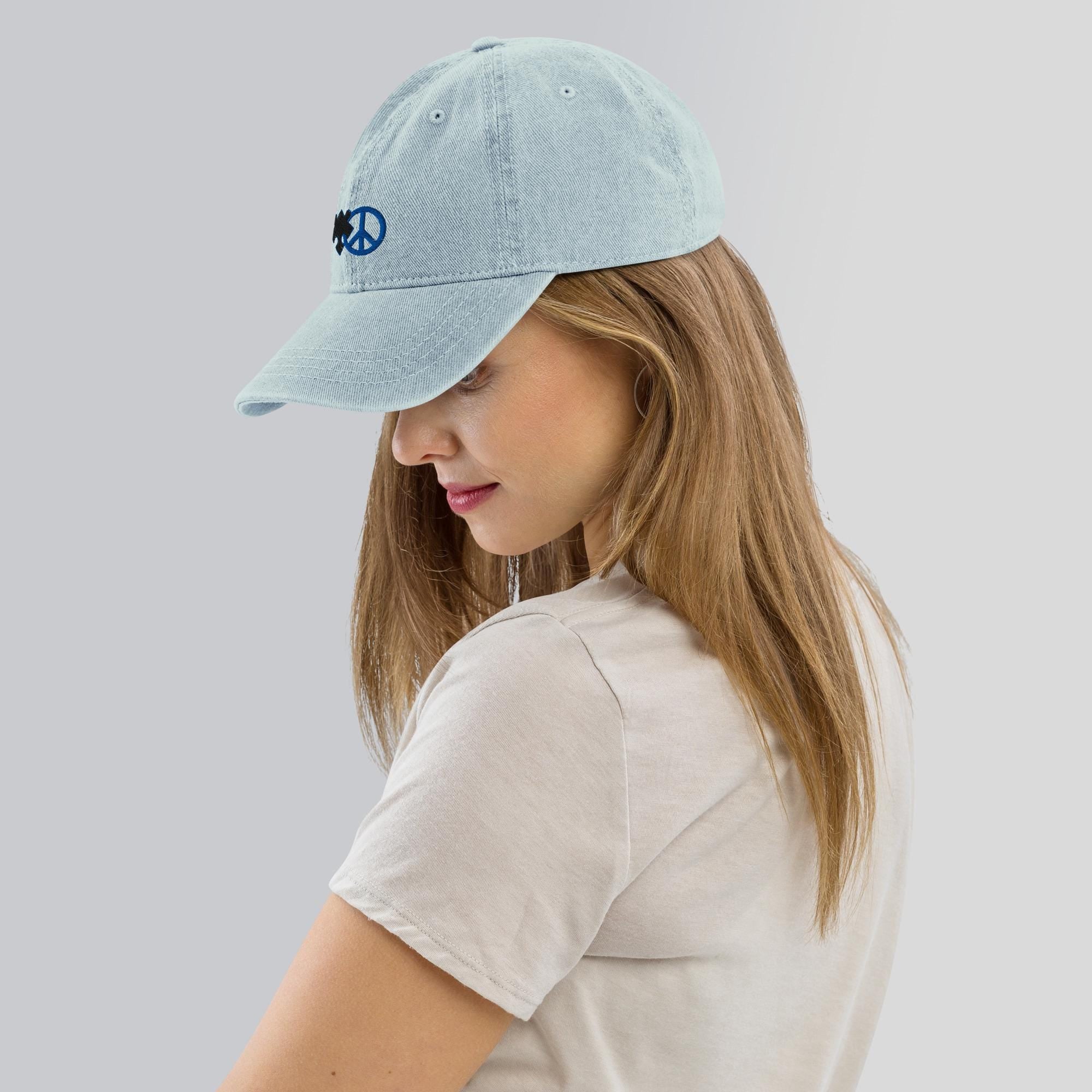Puzzle Peace Autism Awareness Denim Hat