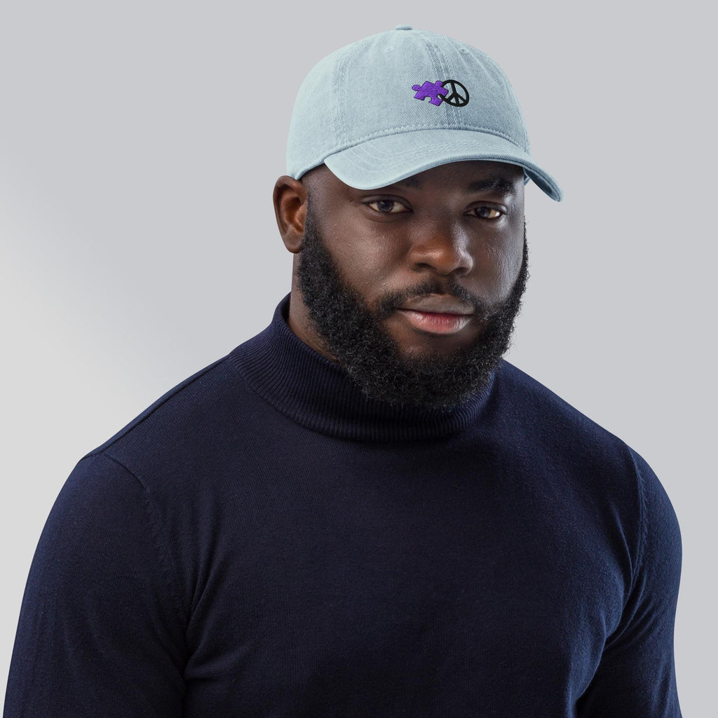 Puzzle Peace Autism Awareness Denim Hat