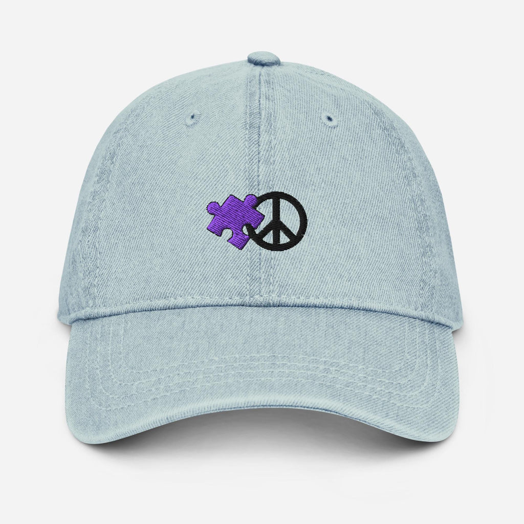 Puzzle Peace Autism Awareness Denim Hat