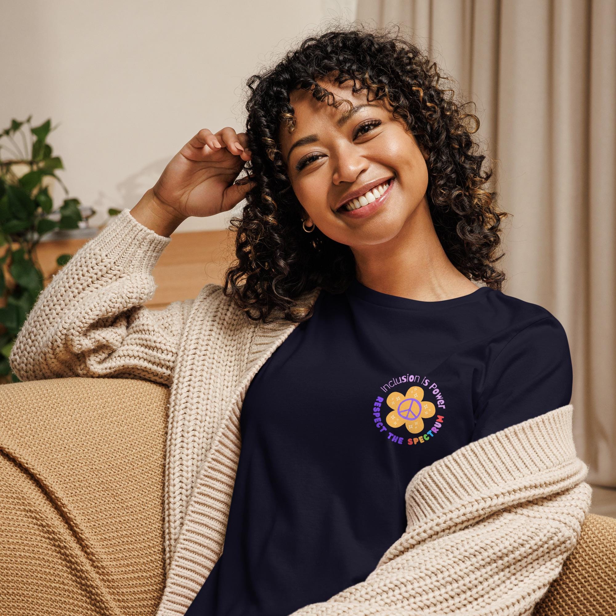 Inclusion is Power Respect the Spectrum Women's Relaxed Tee