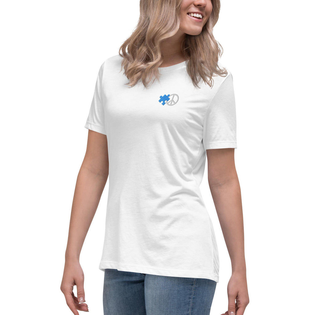 Acceptance is the Solution Autism Awareness Women's Relaxed Tee
