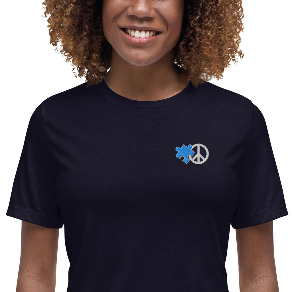 Acceptance is the Solution Autism Awareness Women's Relaxed Tee