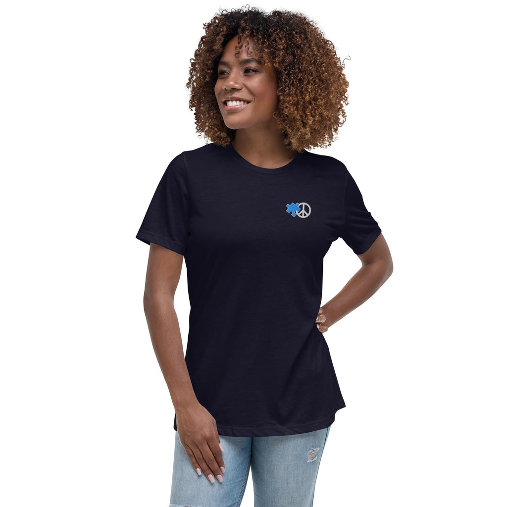 Acceptance is the Solution Autism Awareness Women's Relaxed Tee