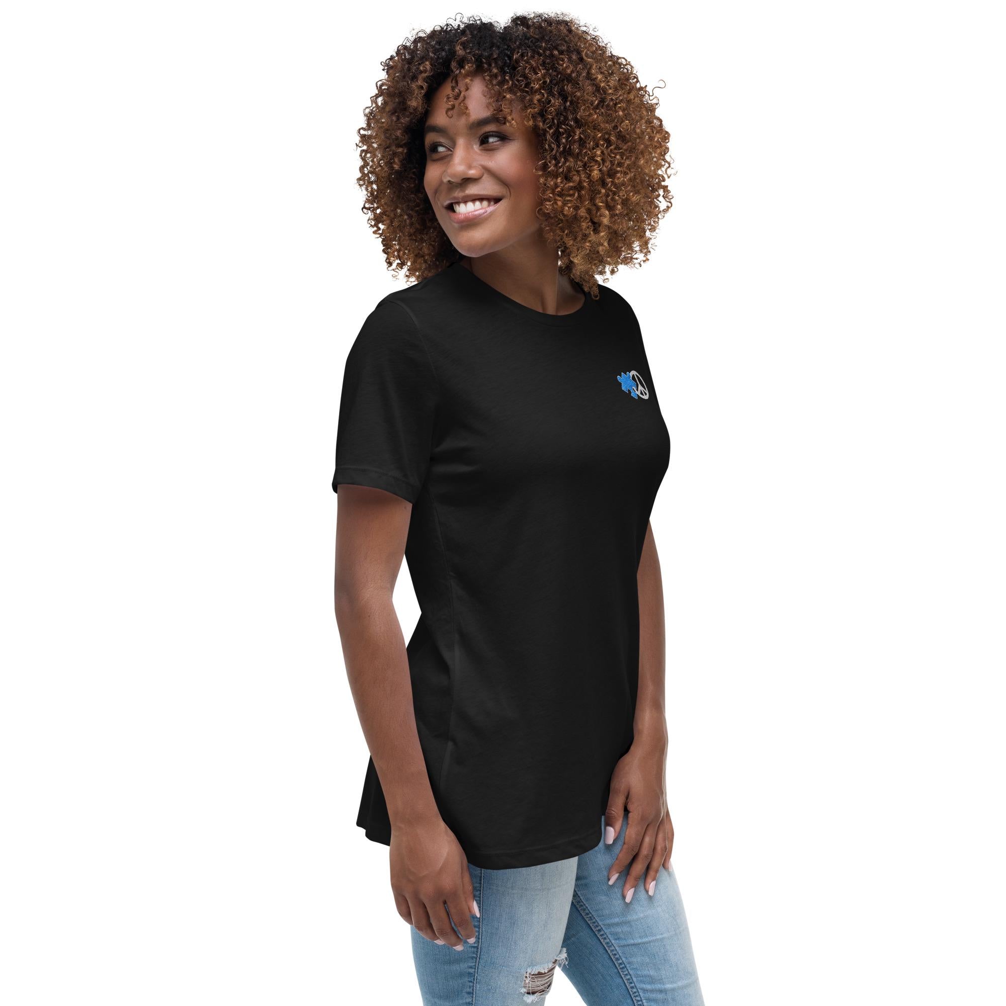 Acceptance is the Solution Autism Awareness Women's Relaxed Tee