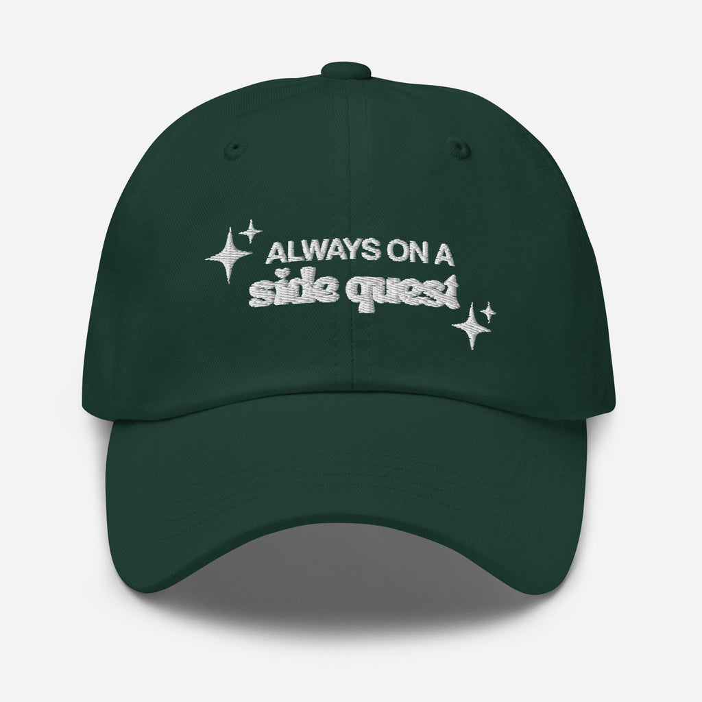 Always on a Side Quest Neurodiversity Awareness Dad hat