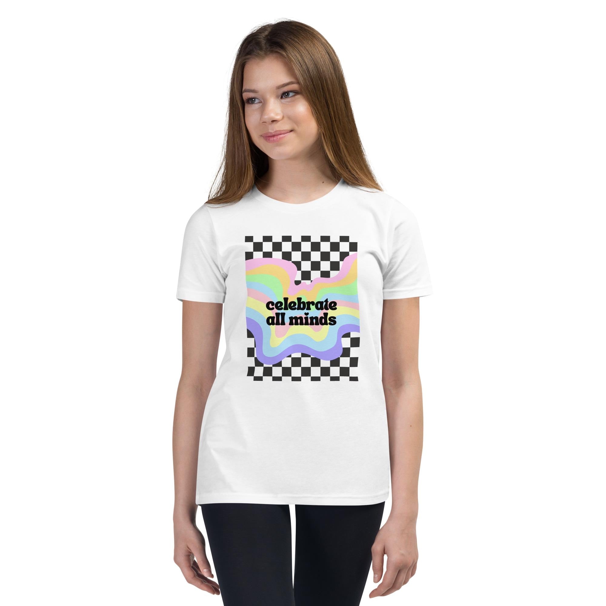 Celebrate all Minds Youth Short Sleeve Tee