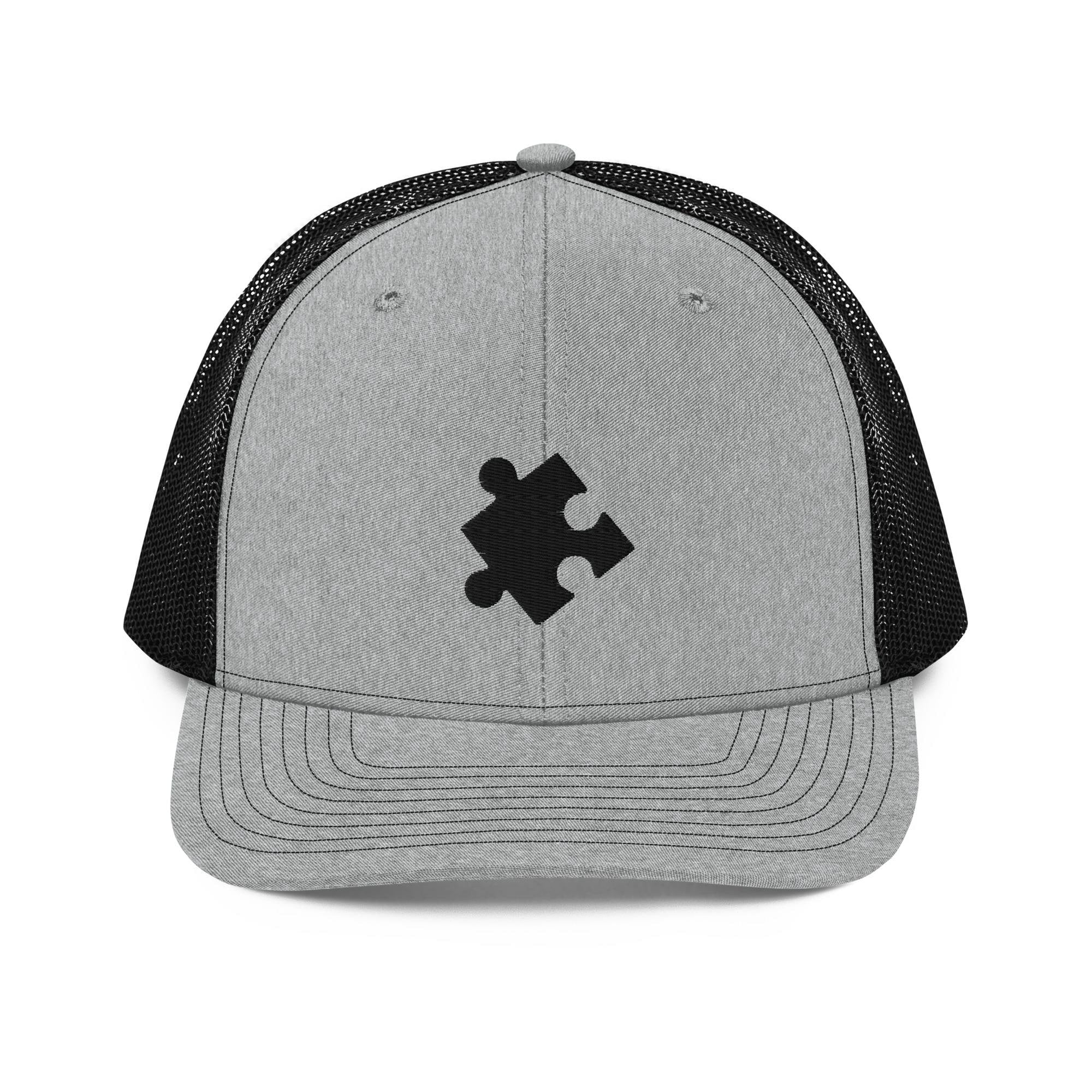 Puzzle Piece Autism Awareness Trucker Cap